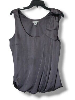 Y2K H&M Bubble Bottom Blouse W/ One Shoulder Bow - Size 12